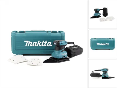 Produktbild von Makita BO 4565 K Schwingschleifer inkl. Schleifpapier-Set 9-tlg. im Transportkoffer