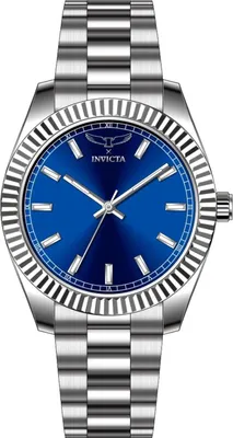 Obrázek produktu pro Invicta Specialty 69015 Pánské Hodinky - Quartz Hnutí - Nerezová Ocel s Modrým Ciferníkem - 40 mm
