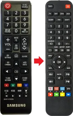 Produktbild von Fernbedienung passend für SAMSUNG UE32N5305AKXXC | UE40N5300 | UE40NU7102