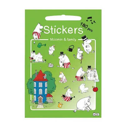 Produktbild von Barbo Toys Moomin, Mehrfarbig, Papier, Kind, 3 Jahr(e), 180 Stück(e), 4 Blätter