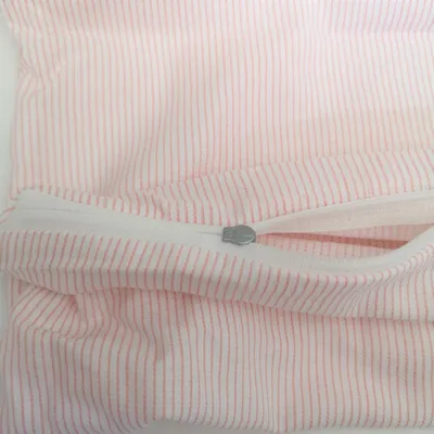 Produktbild von Seitenschläferkissen Bezug 40x145 cm Stillkissen Kissenbezug Kissenhülle 100% Baumwolle mit Reißverschluss Rosa