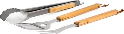 Produktbild von G21 Grillwerkzeug 3er Set mit Holzgriff