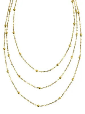 Produktbild von Dreifach vergoldete Halskette Giselle MCN260625G