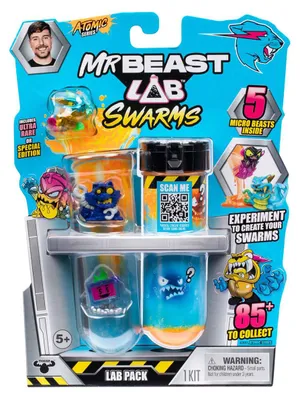 Produktbild von Moose Toys MrBeast Lab Swarms S2 Lab 5 Pack, 5 Jahr(e), Mehrfarbig
