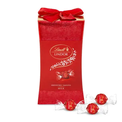 Obrázek produktu pro LINDOR pralinky Mléčná čokoláda - mini dárková krabička 75g