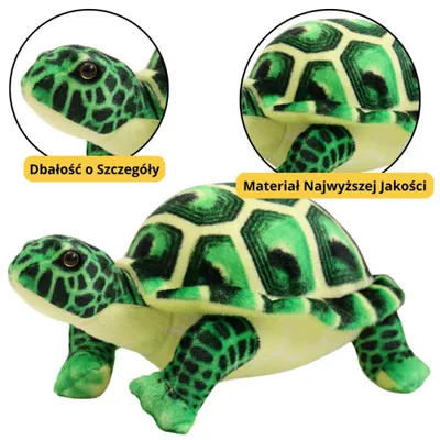 Produktbild von Lean Plüsch Schildkröte Kuscheltier Maskottchen Grün 25Cm