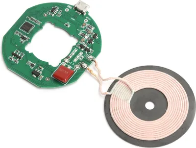 Zdjęcie produktu dla 10W bezprzewodowa szybka ładowarka Qi Moduł nadajnika PCBA Płytka drukowana DIY Cewka ładująca