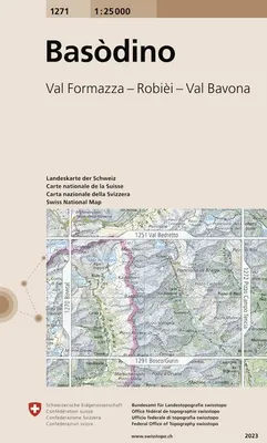 Produktbild von Swisstopo 1 : 25 000 Basòdino
