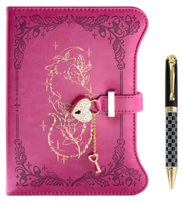 Image de Cahier A5 avec fermeture à cadenas, motif animal