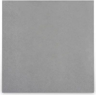 Produktbild von Servietten Funny - 3-lagig - 1/4-Falz - 40 x 40cm - 2000 Dinnerservietten - grau