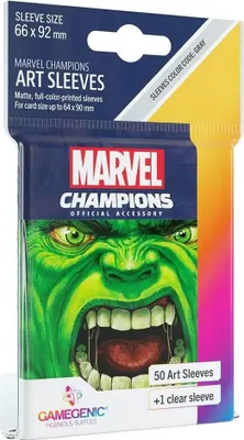 Produktbild von Gamegenic Marvel Hulk Kartenhüllen Champions 66x92 Mm Durchsichtig Durchsichtig One Size