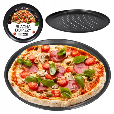 Produktbild von Cadro Pizzablech Stahl Antihaftbeschichtet 32 cm