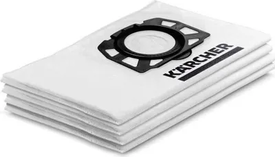 Immagine prodotto di Sacchetti filtranti in tessuto non tessuto Kärcher, a 3 strati, per KWD1 KWD2 KWD3 WD2 Plus WD3, confezione da 4