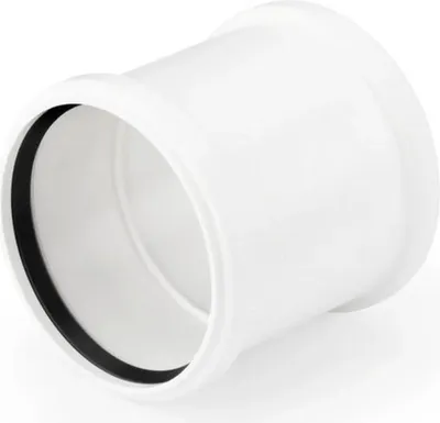 Obrázok produktu pre REHAU RAUPIANO PLUS, dvojitá objímka, DN 90, 1 kus.