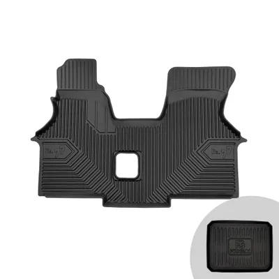 Produktbild von FROGUM No.77 Gummimatten Ganzjahresset von Auto Fußmatten Autofussmatten für Volkswagen Transporter T4 1990-2003