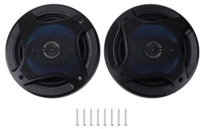 Zdjęcie produktu dla 2 sztuki 6,5-calowych głośników samochodowych pełnozakresowych, 90 dB, 500 W, głośniki o dużej mocy, system audio