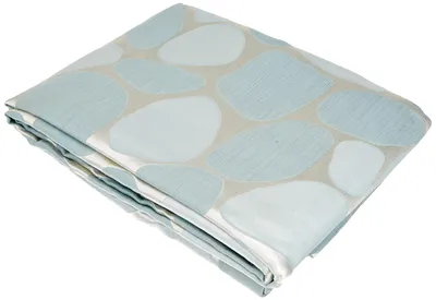 Vorhang Baumwolle/Polyester 135 x 270 cm, Türkis