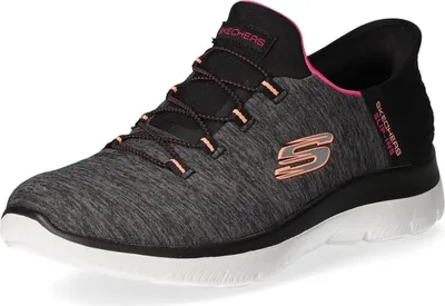Produktbild von Skechers Damen Slip-on sneaker schwarz grau