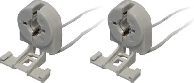 Produktbild von 2 x G13 Fassung für LED Röhren und Leuchtstofflampen T8 mit Zuleitung