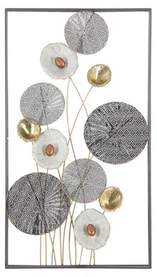 Zdjęcie produktu dla o Ferretti – panel ścienny Grid 50 x 6 x 90,5 cm, wielokolorowy
