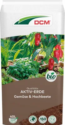 Produktbild von Cuxin DCM Aktiv-Erde Gemüse & Hochbeete 40 l