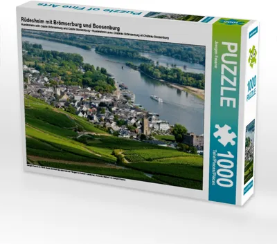 Produktbild von Calvendo Rüdesheim mit Brömserburg und Boosenburg 1000 Teile Puzzle quer 640x480mm, Feuerer Juergen; 7431599