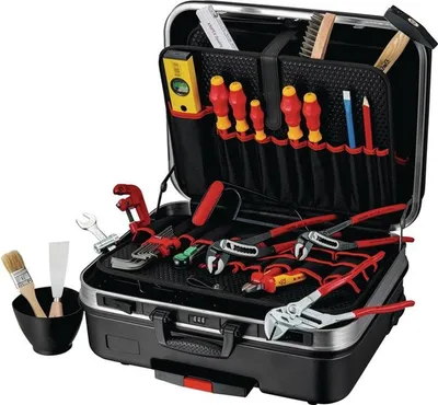 Produktbild von KNIPEX BIG Basic Move Sanitär Werkzeugkoffer