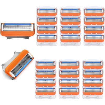 Produktbild von 24er-Pack Rasierklingen für Herren mit Fusion 5-kompatiblen Klingen