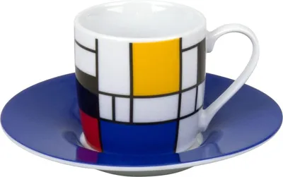 Produktbild von Espressoset Hommage an Mondrian - Kleine Fragmente