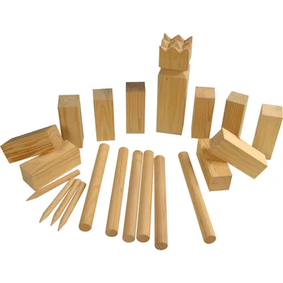 Produktbild von Buffalo Kubb Wikingerspiel – Klassisches Familien- & Teamspiel für 2-12 Spieler, für draußen