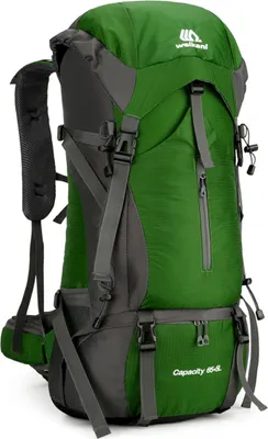 Produktbild von 70L Wanderrucksack Wasserabweisender Kletter-Camping-Rucksack Reise-Tagesrucksack mit Regenschutz