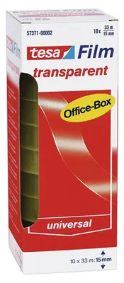 Image de TESA tesafilm® (Verkaufseinheit: 10) transparent – Office-Box transparent, Bandgröße: 15 mm x 33 91502 4042448036018