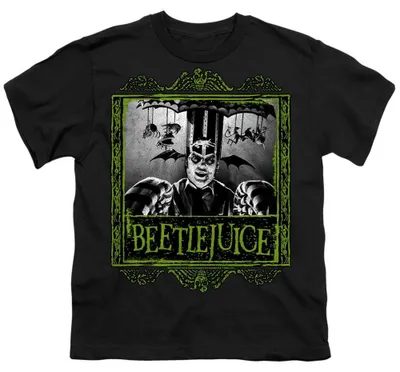 Obrázok produktu pre Tričko s motívom Beetlejuice pre deti, model TV36871 (veľkosť 152-158), čierna farba