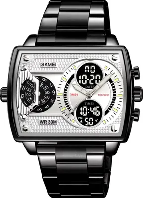 Produktbild von Uhr SKMEI MA-35253 - Elegante Herrenuhr Schwarz/Silber KP35253