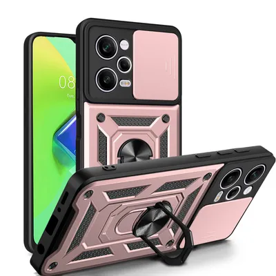 Produktbild von Outdoor Hülle Xiaomi Redmi Note 12 Pro / Poco X5 Pro 5G Handyhülle Kameraschutz Rosegold