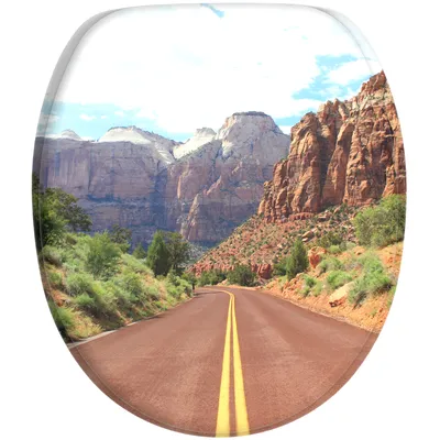 Imagen del producto de SANILO® Asiento para inodoro con sistema de cierre suave, modelo "Road Trip"