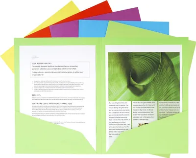 Produktbild von EXACOMPTA Aktenmappe ROCK'S DIN A4 farbig sortiert 25 Mappen