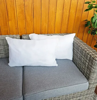 Produktbild von JACK 2er Set Innenkissen XXL Kissenfüllung 30x30 30x50 40x40 45x45 40x60 50x50 60x60cm Wasserfest Kopfkissen Zierkissen Outdoor Kissen, Größe:30 x 50 cm