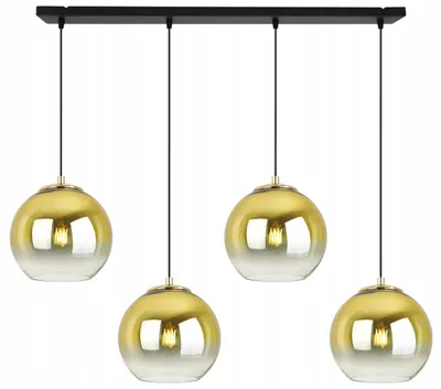 Obrázek produktu pro Závěsná lampa Stropní svítidlo Zlatý stínidlo 15 cm