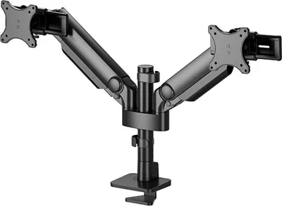 Produktbild von Neomounts Next One SL Desk Mount, double display, sliding VESA (topfix clamp & grommet)