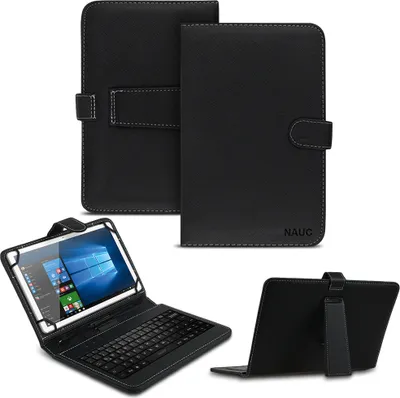Produktbild von Tastatur Tasche Amazon Fire HD 10 Keyboard USB Hülle QWERTZ Schutzhülle 10.1 Case