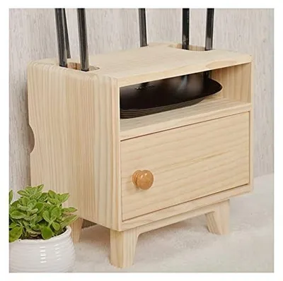 Produktbild von Holzkabelbox mit Füßen