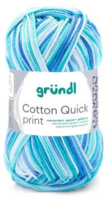 Produktbild von Gründl Baumwolle quick print,50g/125m,100% Baumwolle,Farbverlauf 183