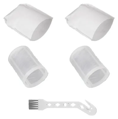 Produktbild von Filter-Set für Makita Handstaubsauger, 2 Vorfilter + 2 Filter + 1 Bürste, kompatibel mit CL100D/CL106/CL180 DCL180, Teile 443060-3 & 451208-3