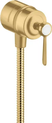 Productafbeelding van hansgrohe Afsluitventiel Axor Montreux, met terugstroombeveiliging, hendel, geborsteld goud
