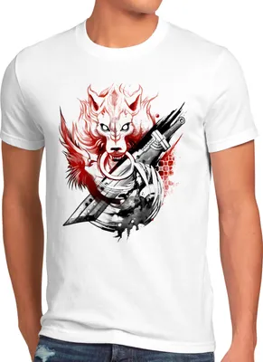 Produktbild von style3 Wolf Sephiroth Herren T-Shirt anime cloud chocobo sephiroth
