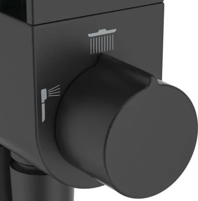 Produktbild von Duschsystem Alu+ ohne Armatur silk black silk black
