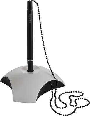 Productafbeelding van HAN 1751-31 DELTA balpenhouder - ketting 68 cm, lichtgrijs-zwart
