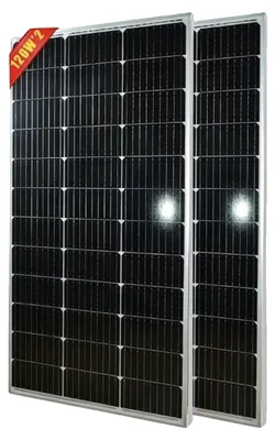 Obrázek produktu pro Solární panel, vysoká účinnost, snadná instalace, 2 kusy panelů o výkonu 120 W