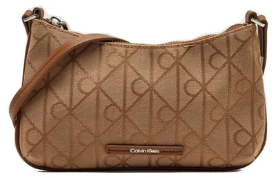 Zdjęcie produktu dla Calvin Klein Lv04f1164g Emblem Aop Jacquard Mini Jasnobrązowy